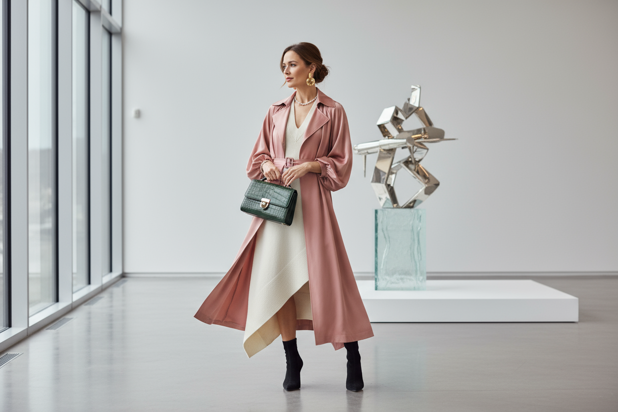 Uma imagem de moda elegante feminina 